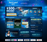 Party Casino home page